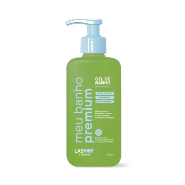 Gel de Banho Premium Rosto e Corpo Lab Pop by Labotrat - Green Breeze - 240ml
