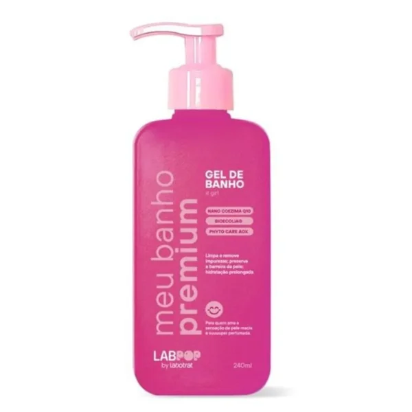 Gel de Banho Premium Rosto e Corpo Lab Pop by Labotrat - It Girl - 240ml