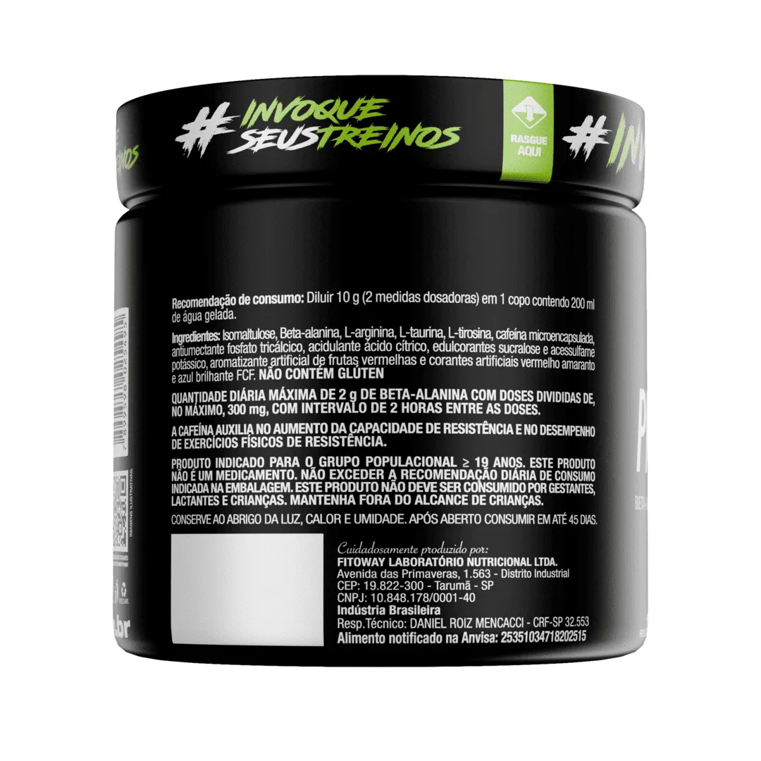 Diabo Verde #Pre-Workout 150g Sabor Frutas Vermelhas - Imagem 4
