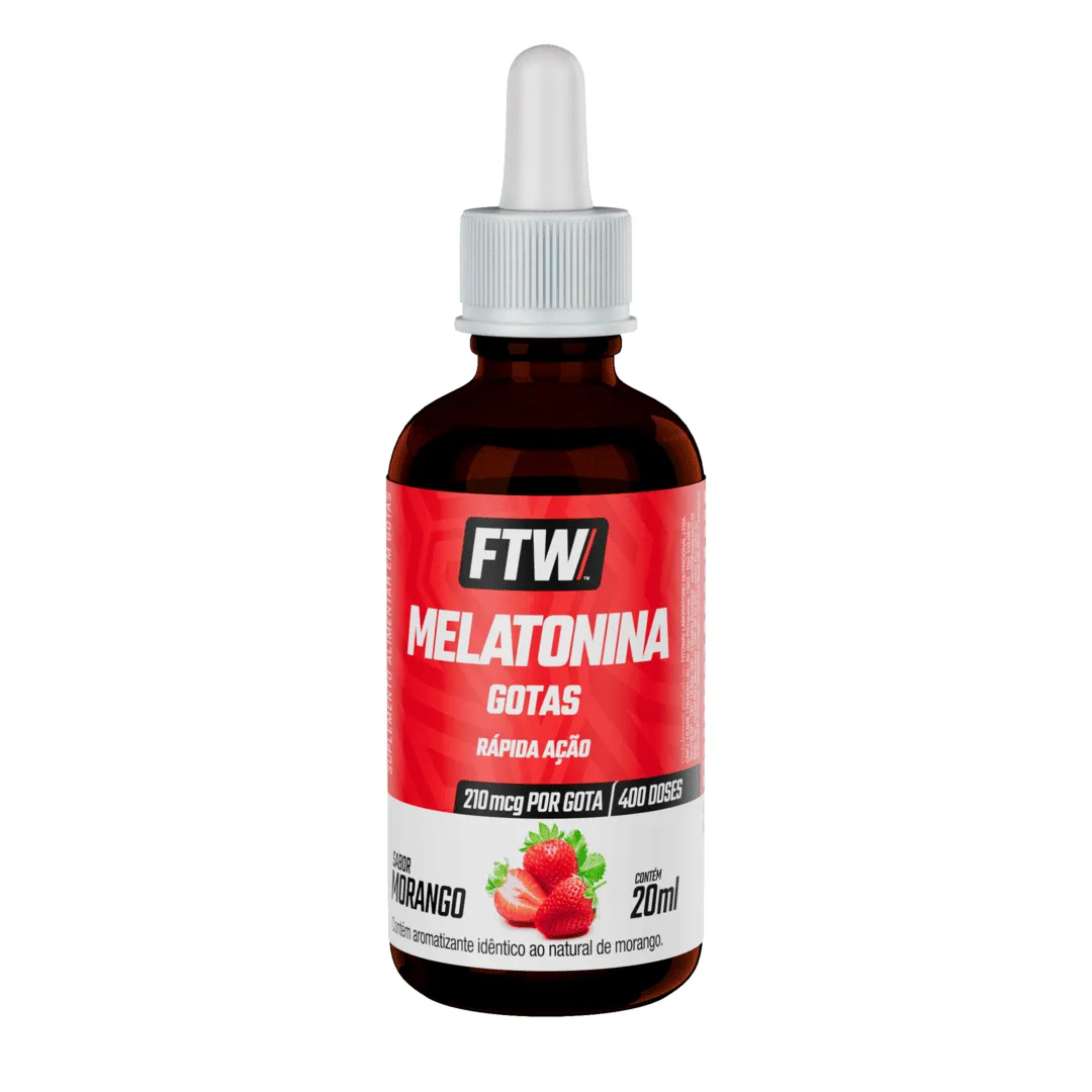 Melatonina Líquida 210mcg/gota 20ml Sabor Morango - FTW - Imagem 4