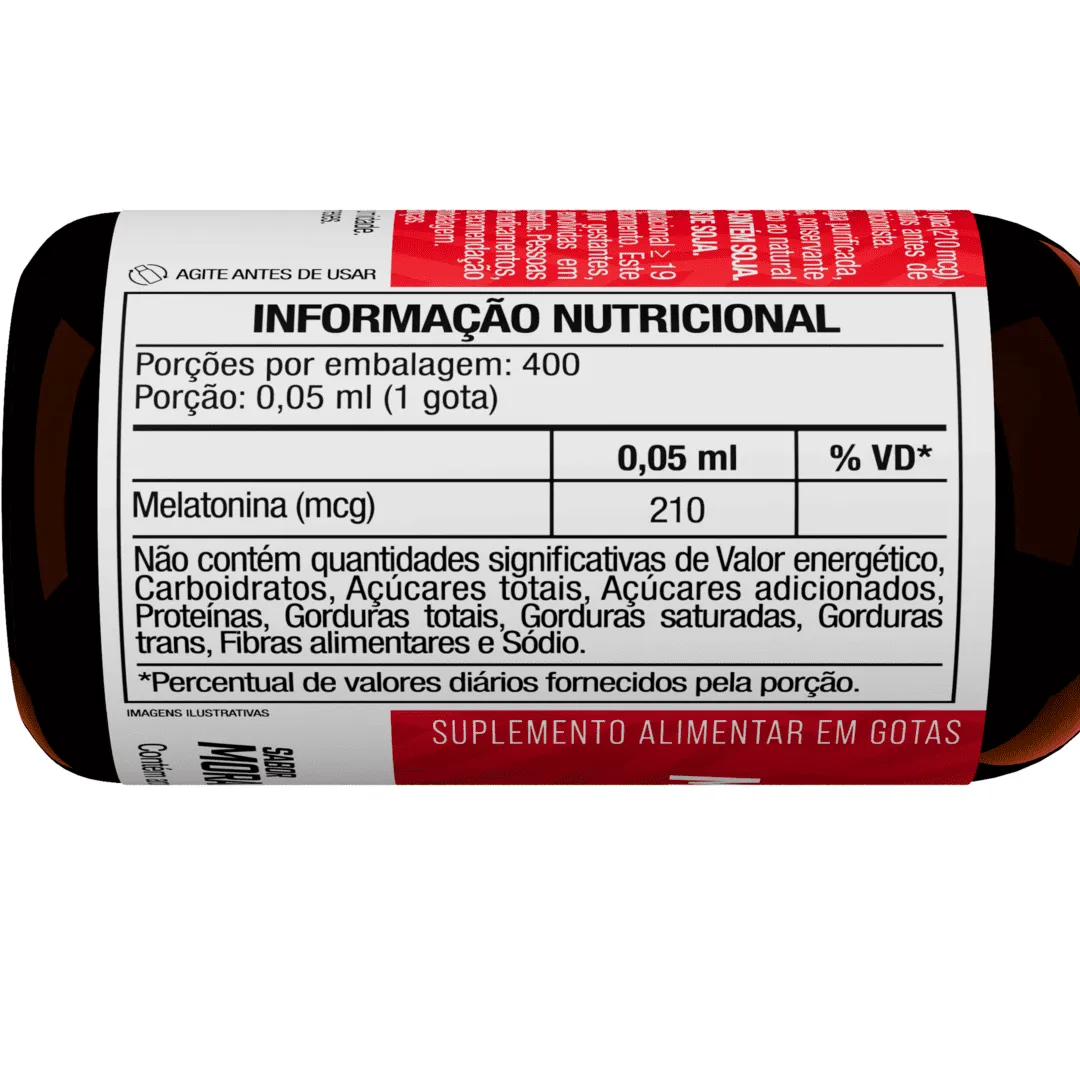 Melatonina Líquida 210mcg/gota 20ml Sabor Morango - FTW - Imagem 6