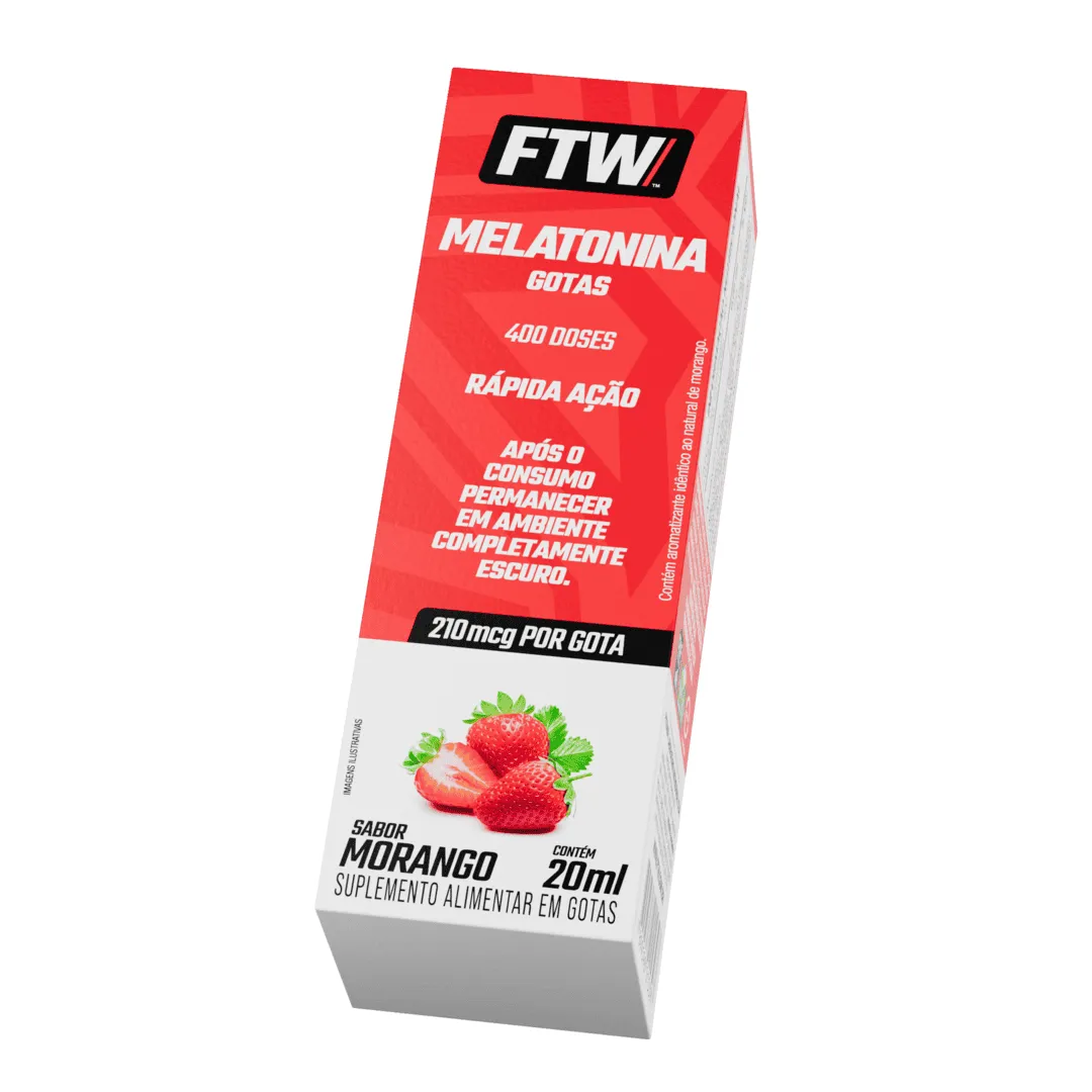 Melatonina Líquida 210mcg/gota 20ml Sabor Morango - FTW - Imagem 7